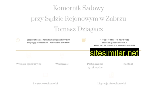 komornikzabrze.pl alternative sites