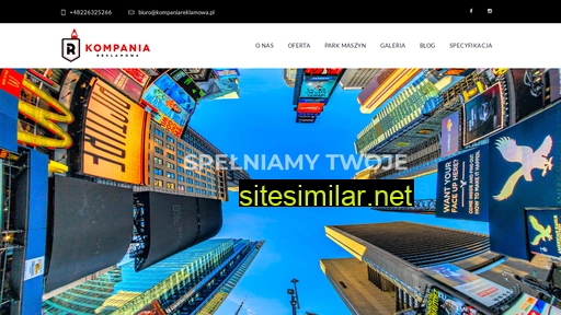 kompaniareklamowa.pl alternative sites
