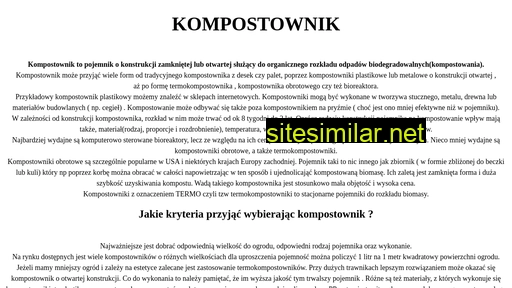 kompostownik.pl alternative sites