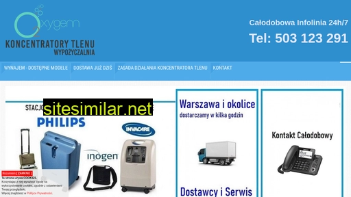 koncentrator-tlenu-warszawa-wypozyczalnia.pl alternative sites
