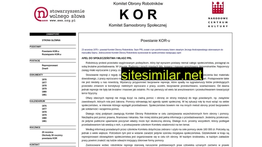 kor.org.pl alternative sites