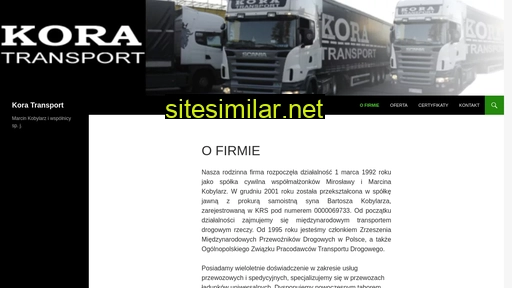 koratransport.pl alternative sites