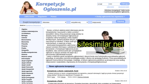 korepetycjeogloszenia.pl alternative sites