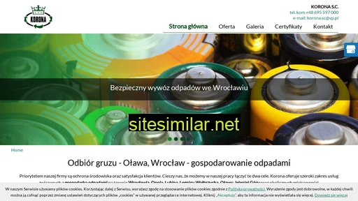 korona-odpady.pl alternative sites