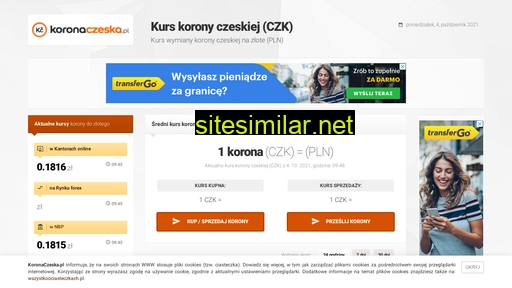 koronaczeska.pl alternative sites