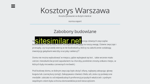 kosztorys.warszawa.pl alternative sites
