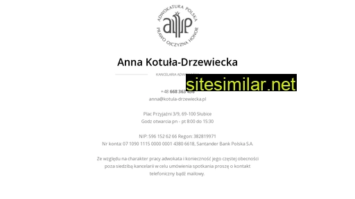 kotula-drzewiecka.pl alternative sites