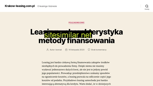 krakow-leasing.com.pl alternative sites
