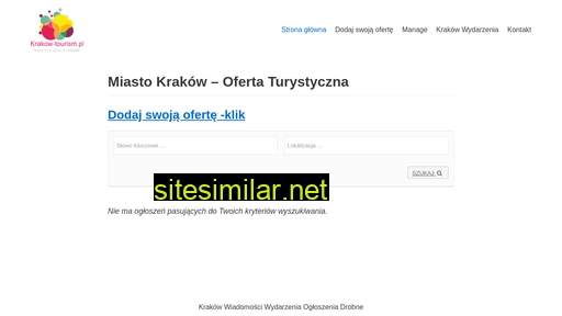 krakow-tourism.pl alternative sites