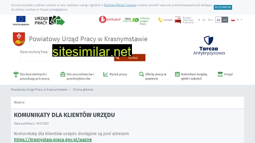krasnystaw.praca.gov.pl alternative sites