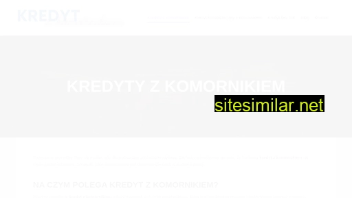 kredyt-z-komornikiem.pl alternative sites