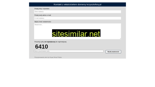 krzysztofory.pl alternative sites