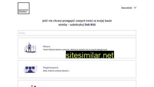krzysztofsikorski.pl alternative sites