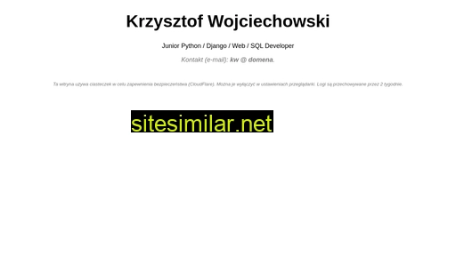 krzysztofwojciechowski.pl alternative sites