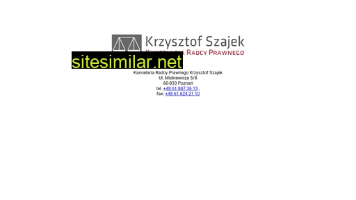 kszajek.pl alternative sites