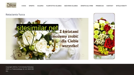 kwiaciarniayucca.pl alternative sites