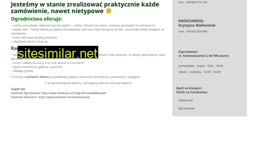 kwiaty-leszno.pl alternative sites