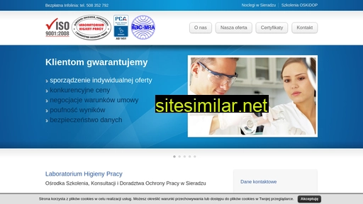 laboratoriumhigienypracy.pl alternative sites