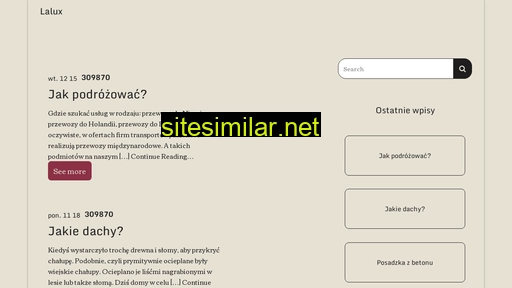 lalux.pl alternative sites