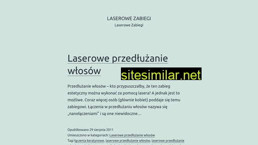 laserowezabiegi.pl alternative sites