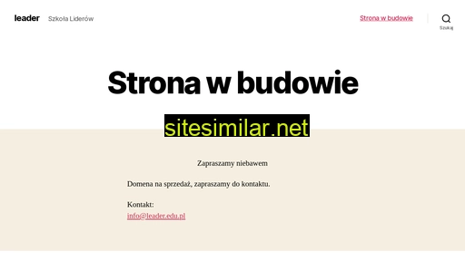 leader.edu.pl alternative sites