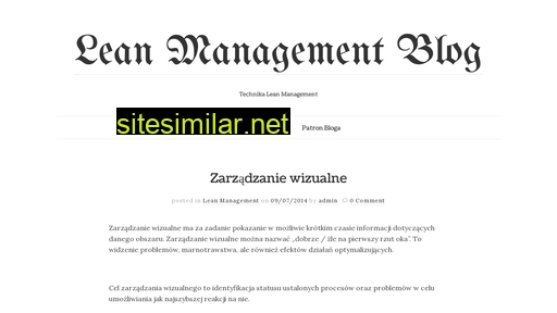 leanmanagement.pl alternative sites