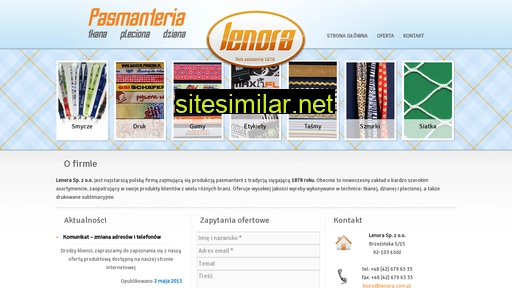 lenora.com.pl alternative sites