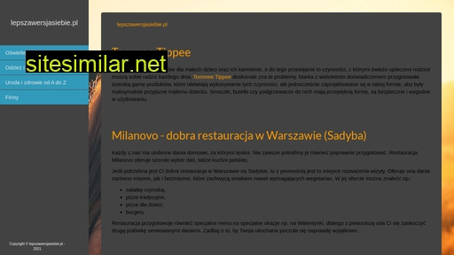 lepszawersjasiebie.pl alternative sites