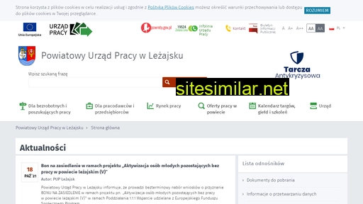 lezajsk.praca.gov.pl alternative sites