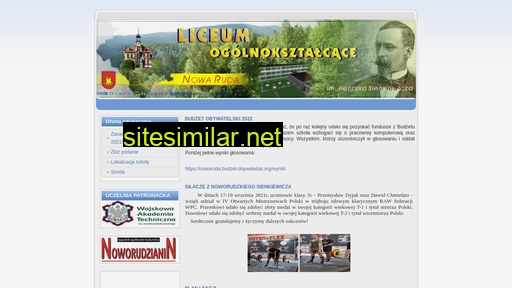 liceum.nowaruda.pl alternative sites