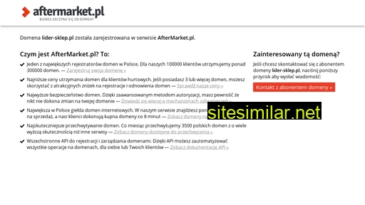 lider-sklep.pl alternative sites