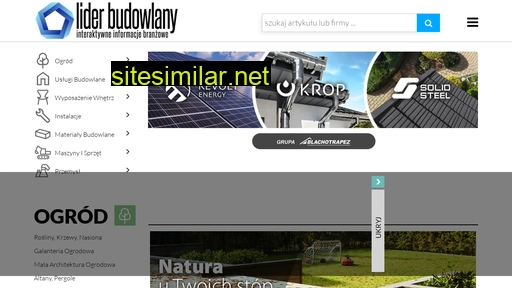 liderbudowlany.pl alternative sites