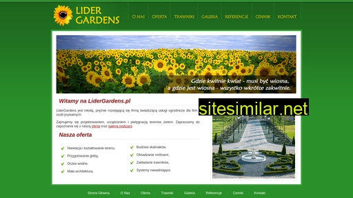 lidergardens.pl alternative sites