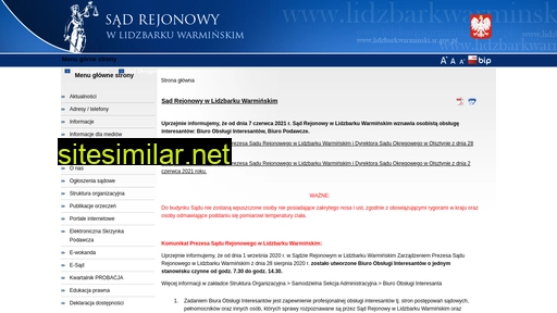 lidzbarkwarminski.sr.gov.pl alternative sites