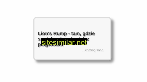 lionsrump.pl alternative sites