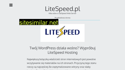 litespeed.pl alternative sites