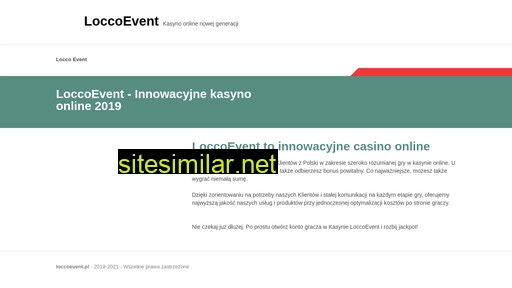 loccoevent.pl alternative sites