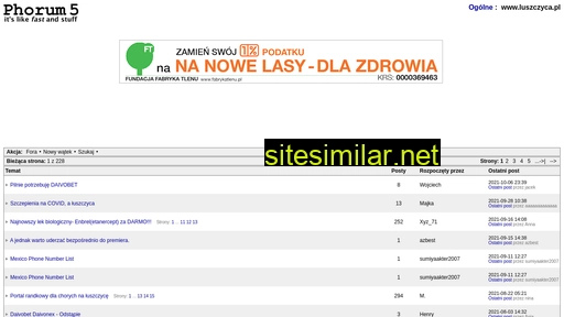 luszczyca.pl alternative sites