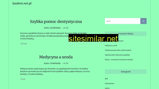 luxdent.net.pl alternative sites