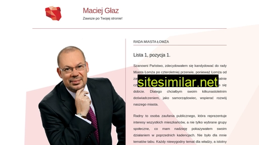 maciejglaz.pl alternative sites