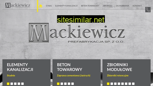 mackiewicz-prefabrykacja.pl alternative sites