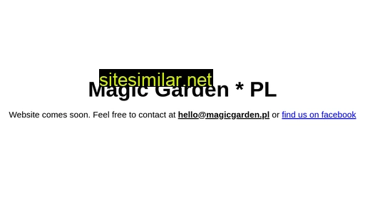 magicgarden.pl alternative sites