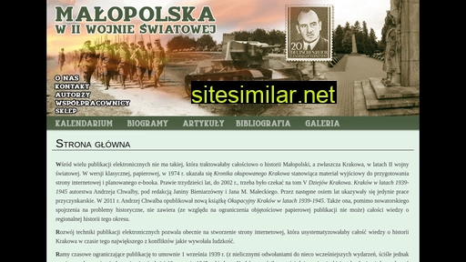 malopolskawiiwojnie.pl alternative sites
