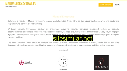 manualekryzysowe.pl alternative sites