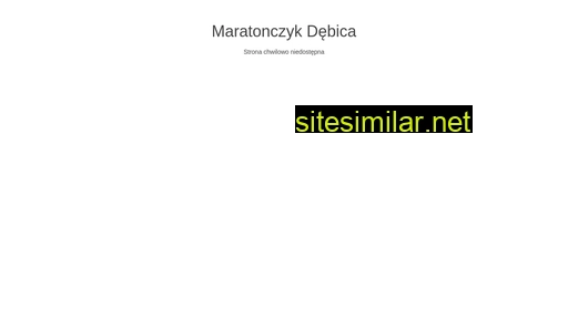 Maratonczyk-debica similar sites