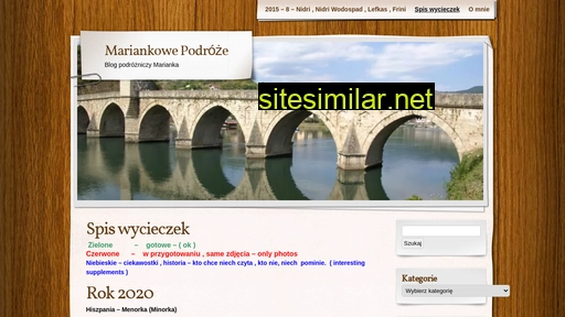 mariankowepodroze.pl alternative sites