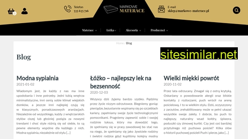markowe-materace.pl alternative sites