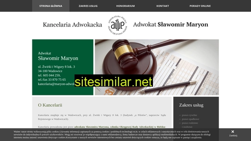Maryon-adwokat similar sites
