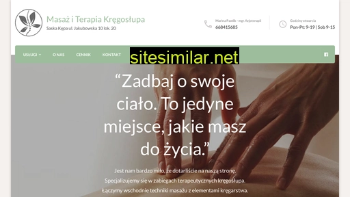masazekregoslupa.pl alternative sites