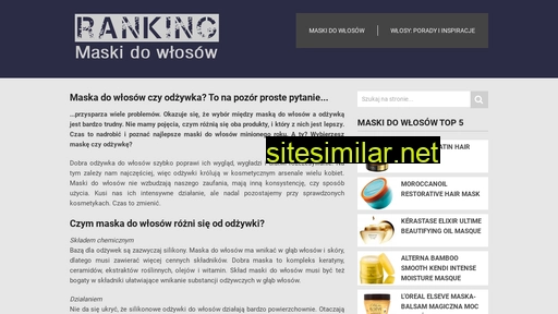 maseczkinawlosy.pl alternative sites